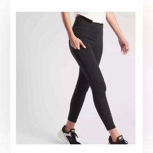 Athleta Trekkie hybrid leggings size 4- grey